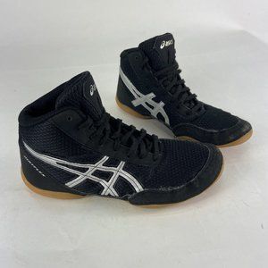 Asics Matflex 5 ~ Wrestling Shoes ~ C545N Black - Size K12